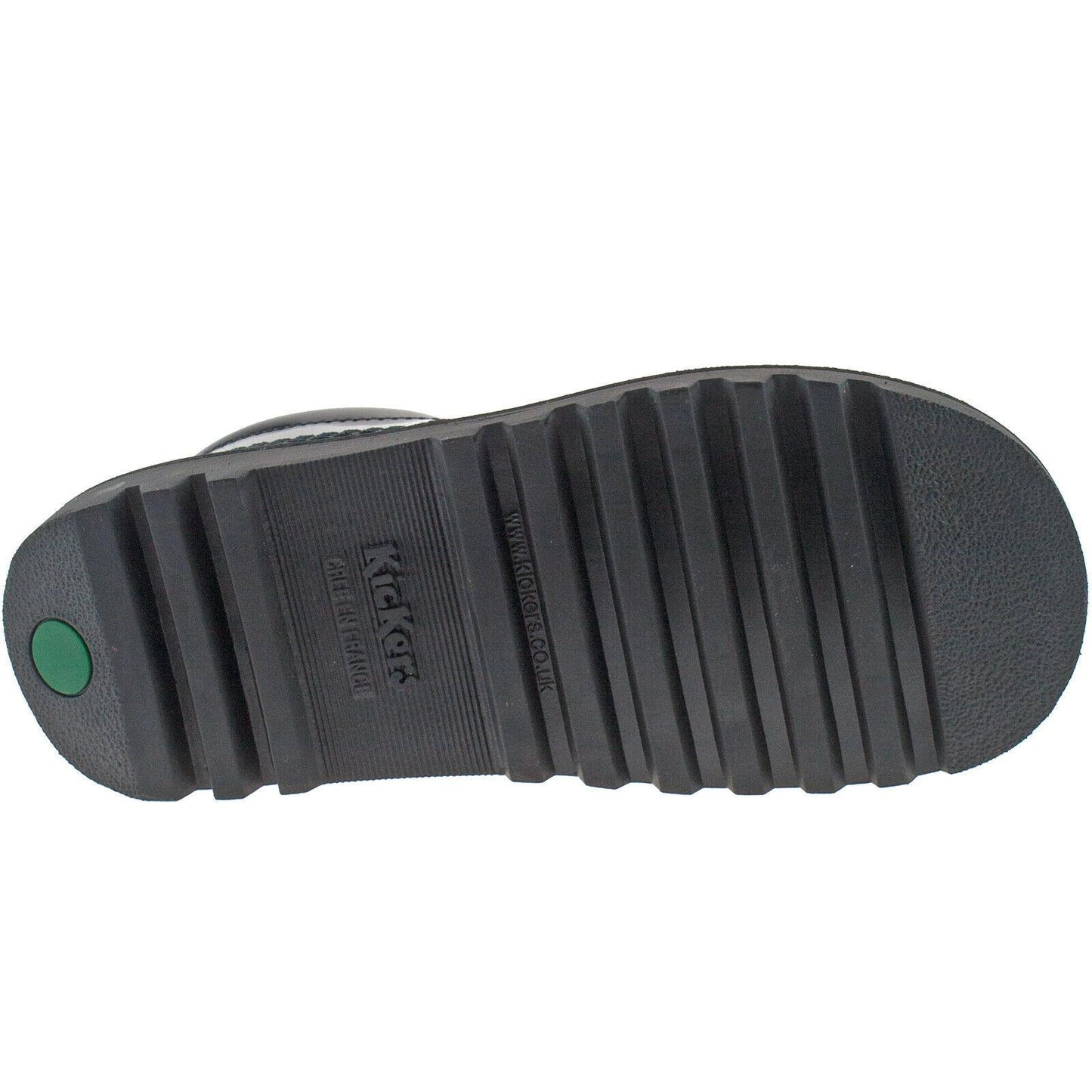 Ladies Kickers Kick Hi Black Patent Leather School Shoes Girls KF0000120