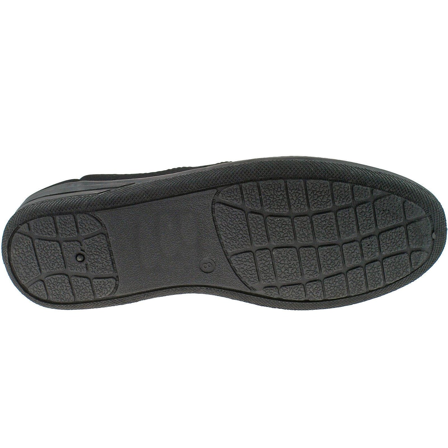 Mens Zedzzz Warm Lined Velour Double Gusset Full Slippers MS483