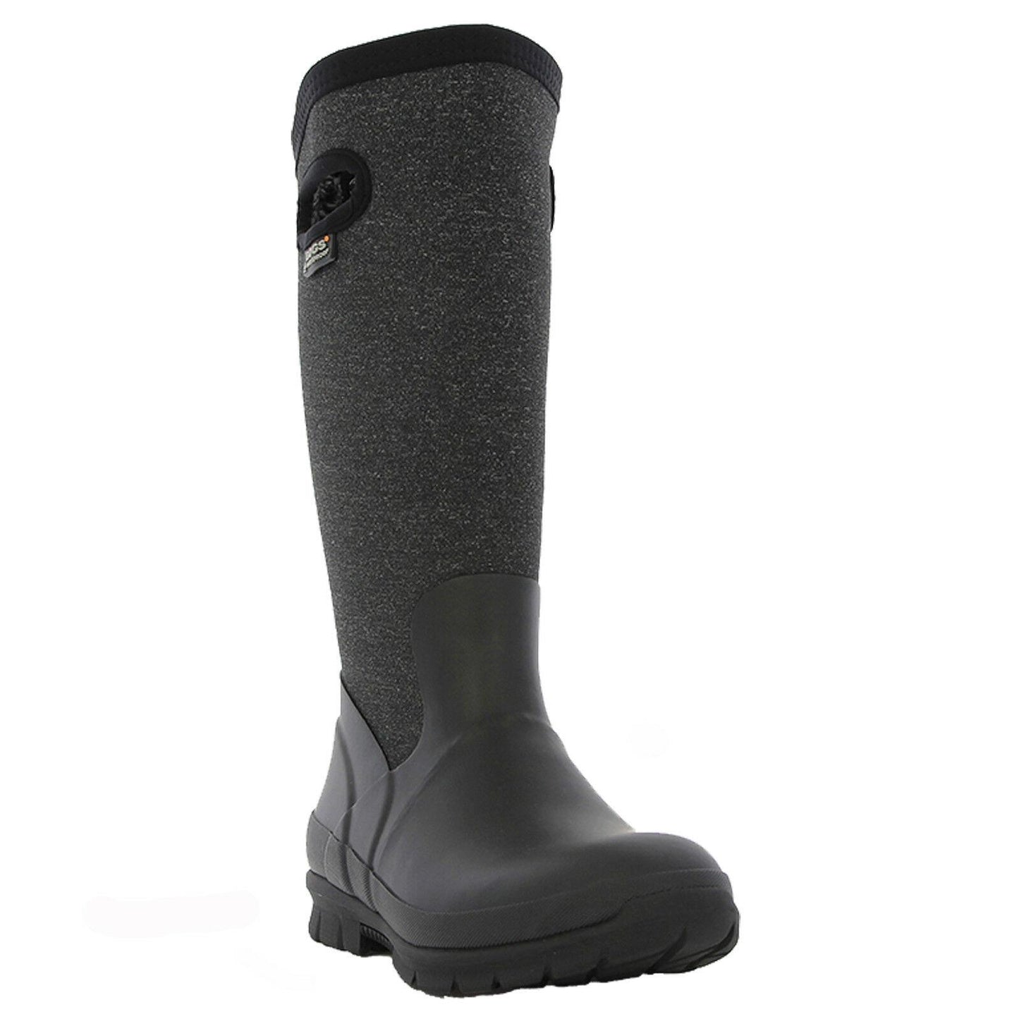 Ladies Bogs Crandall Tall Black Warm Insulated Waterproof Wellington Boots 72036