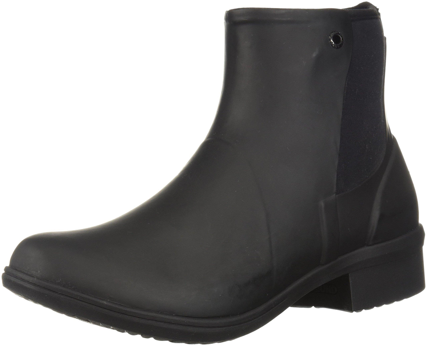 Ladies Bogs Auburn Rubber Black Insulated Chelsea Wellington Boot 72098