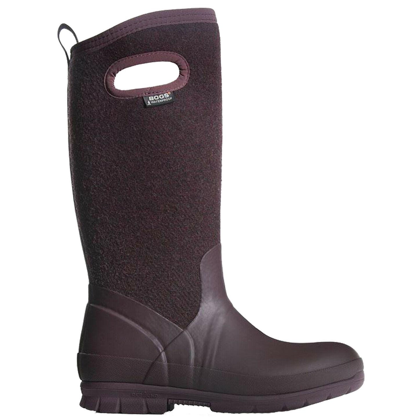 Ladies Bogs Crandall Wool Plum Warm Insulated Waterproof Wellington Boots 72108