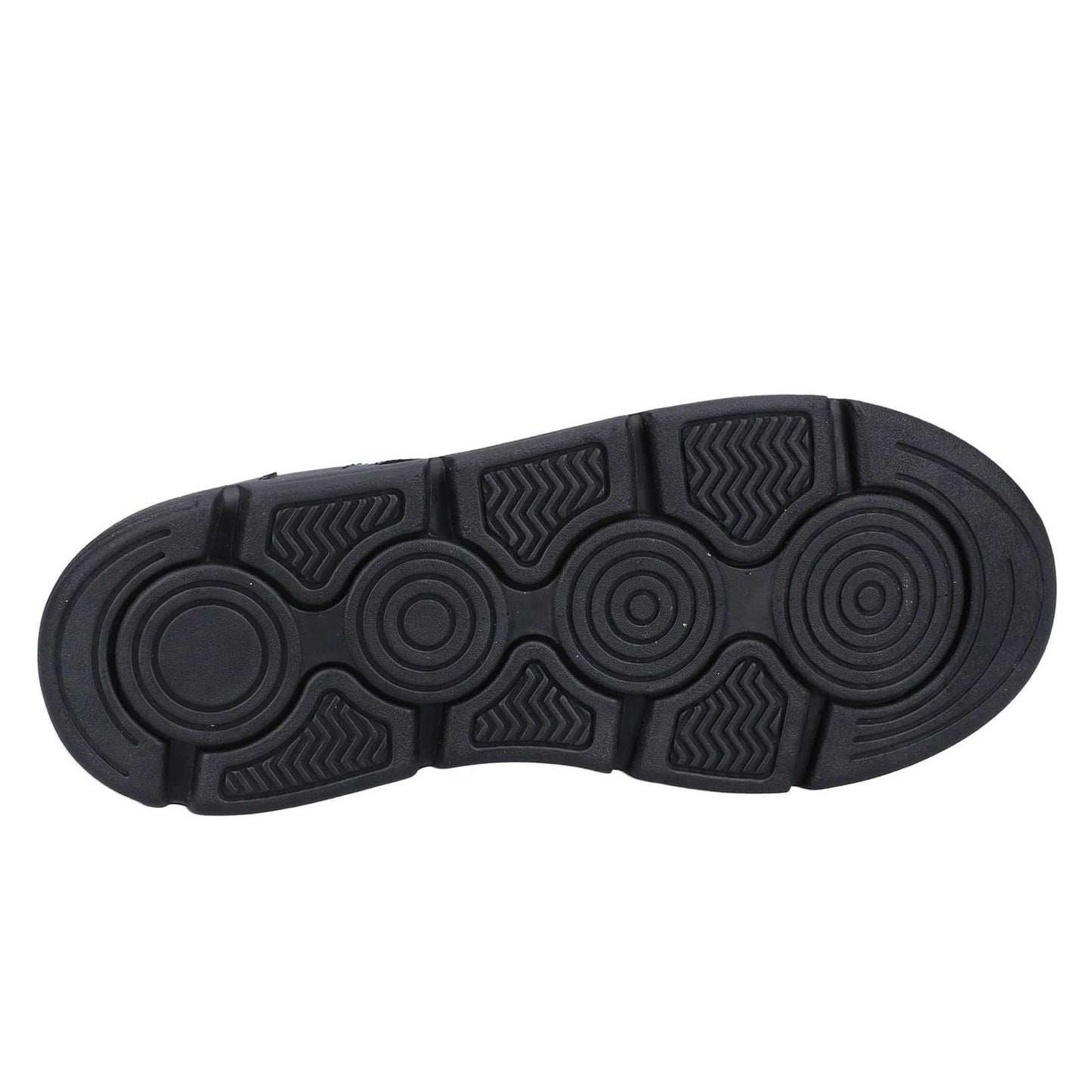 Hush Puppies Adrian Black Leather School Shoes