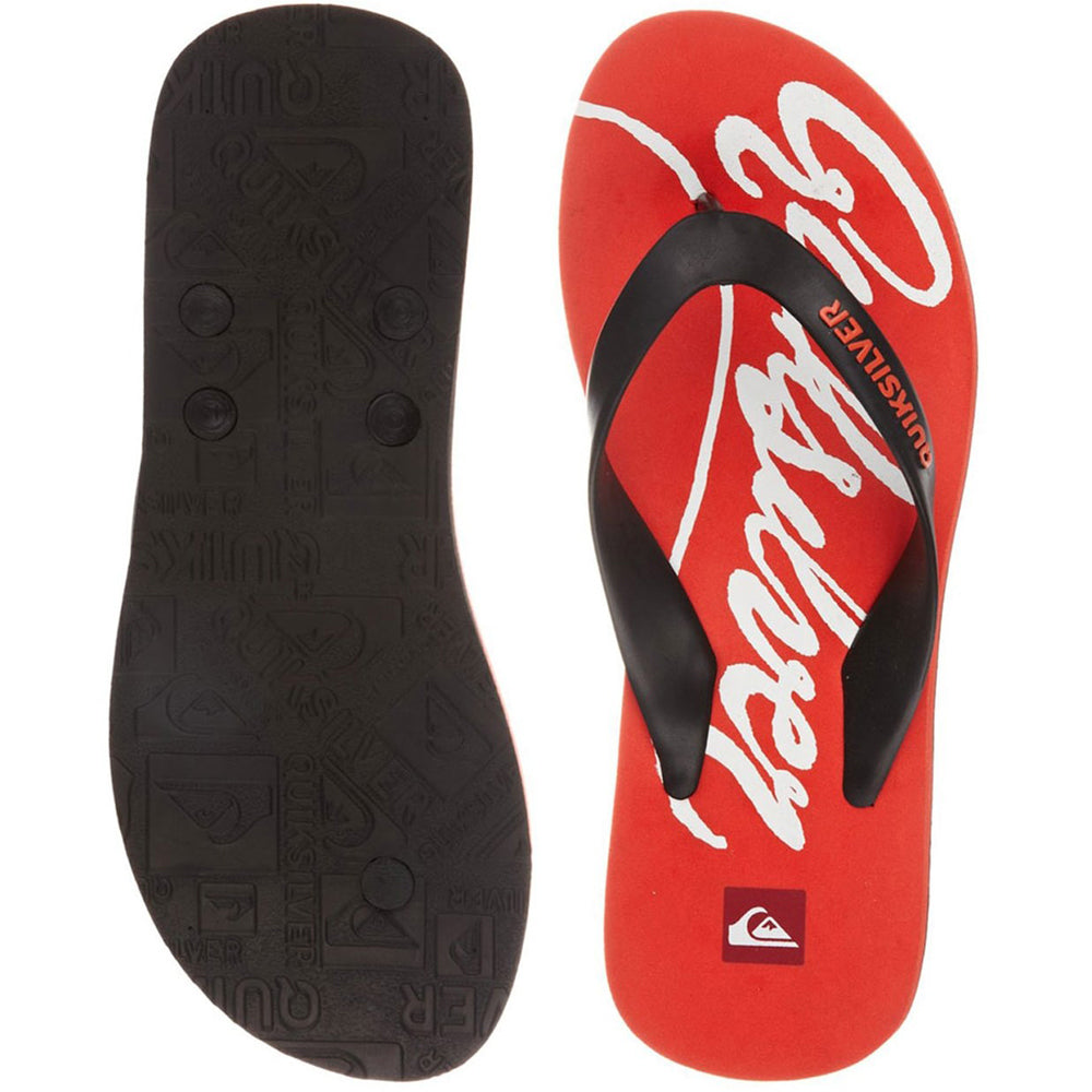 Kids Quiksilver Red Flip-Flops Sandals