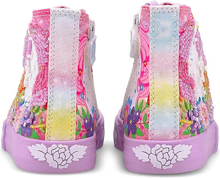 Lelli Kelly LK1002 (BM02) Unicorn Mid Lilla Fantasia Lilac Baseball Boots