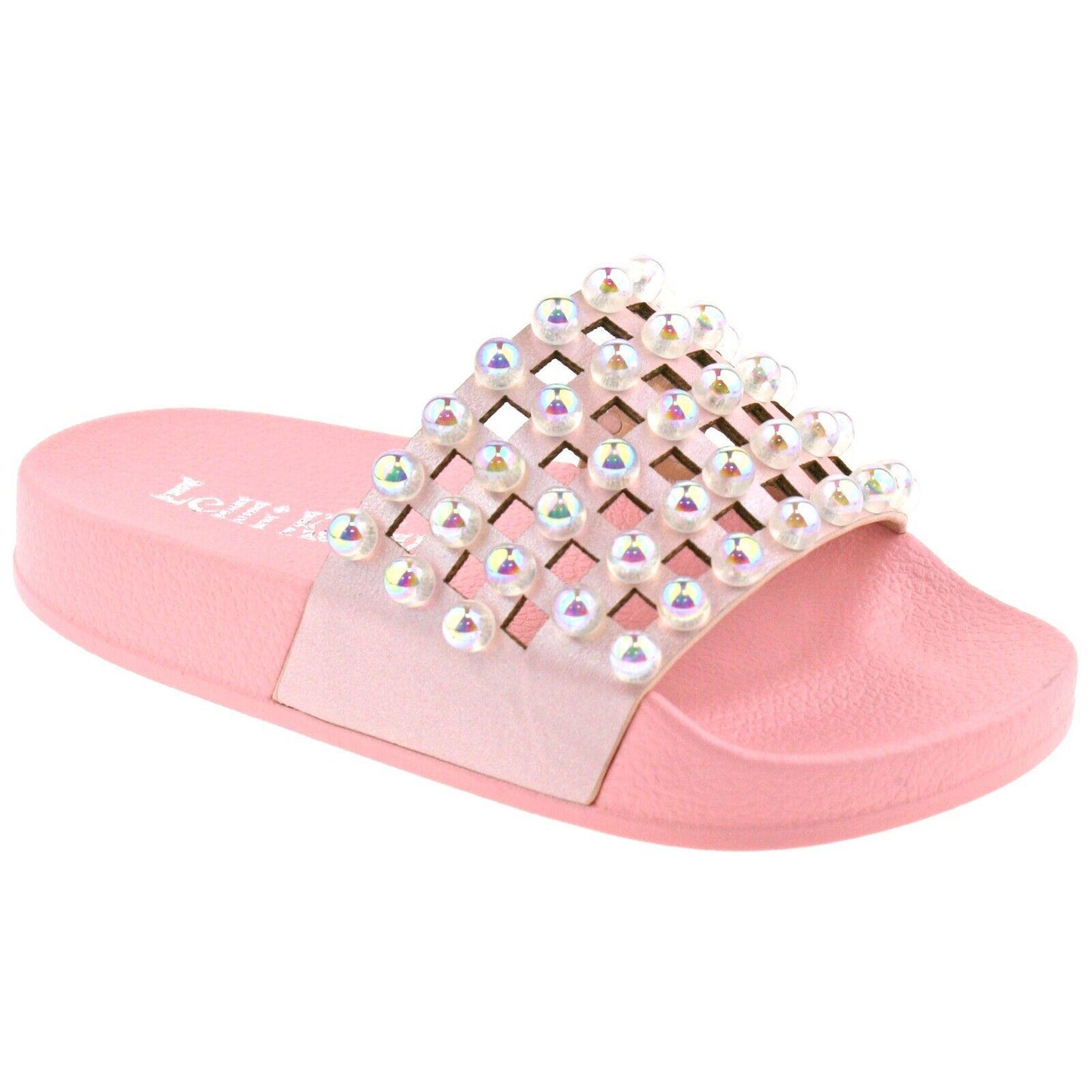 Lelli Kelly LK9915 (AC01) Rosa Vittoria Pearlescent Slider Sandals