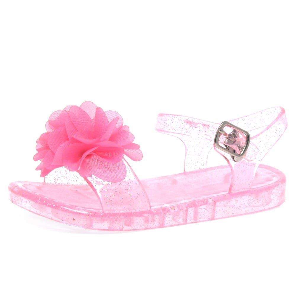 Lelli Kelly LK9944 (AC98) Transparent Pink Fiore Sandals