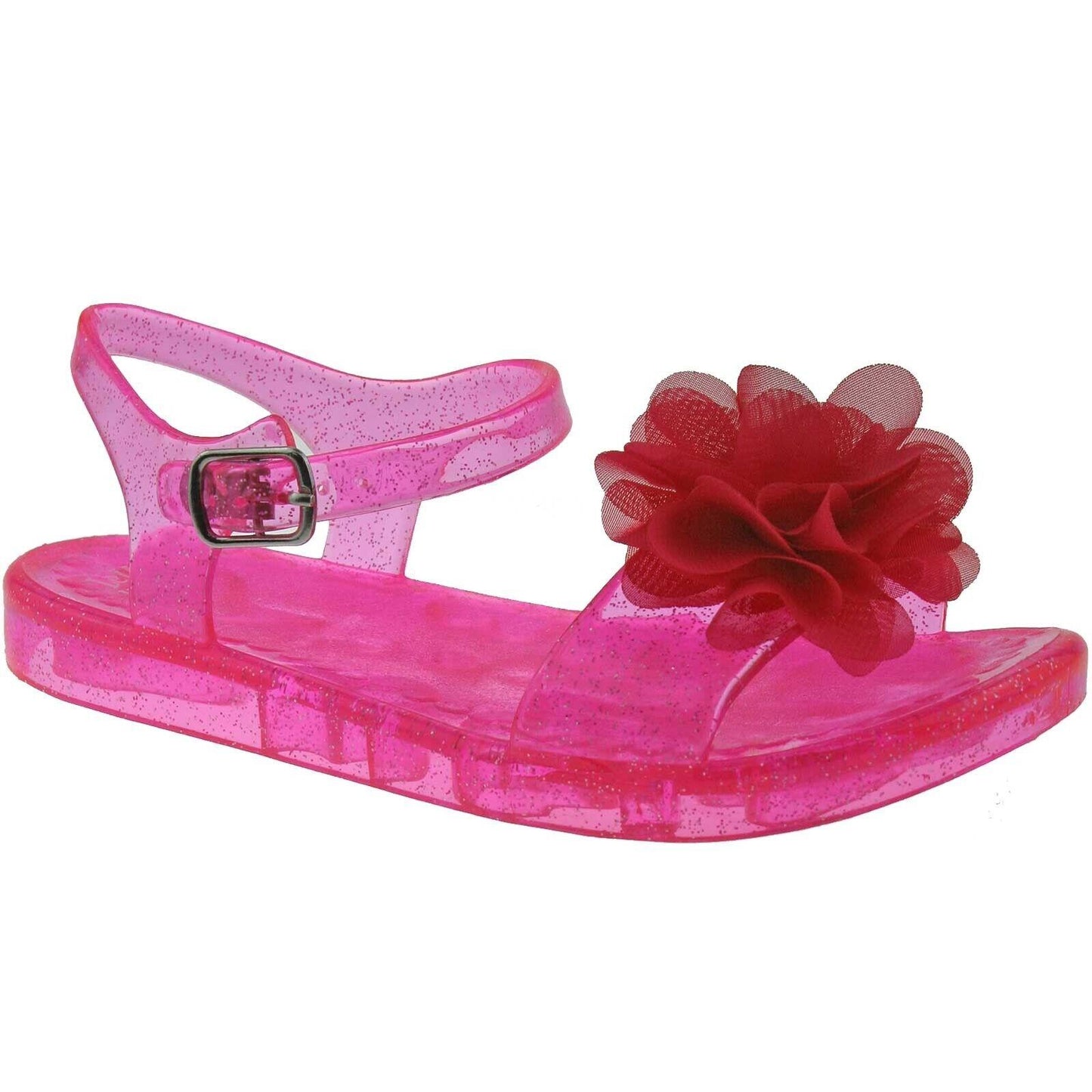 Lelli Kelly LK9944 (AN22) Transparent Fuchsia Fiore Sandals