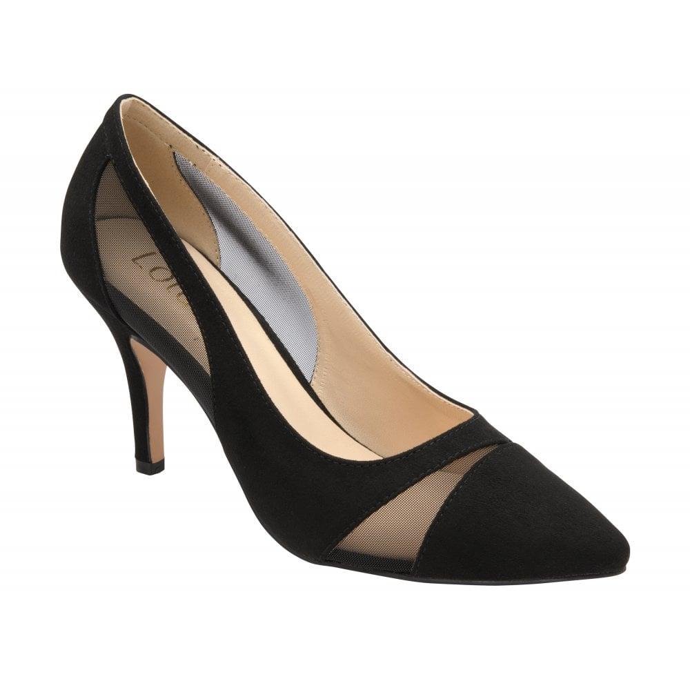 Black suede sales stiletto pumps