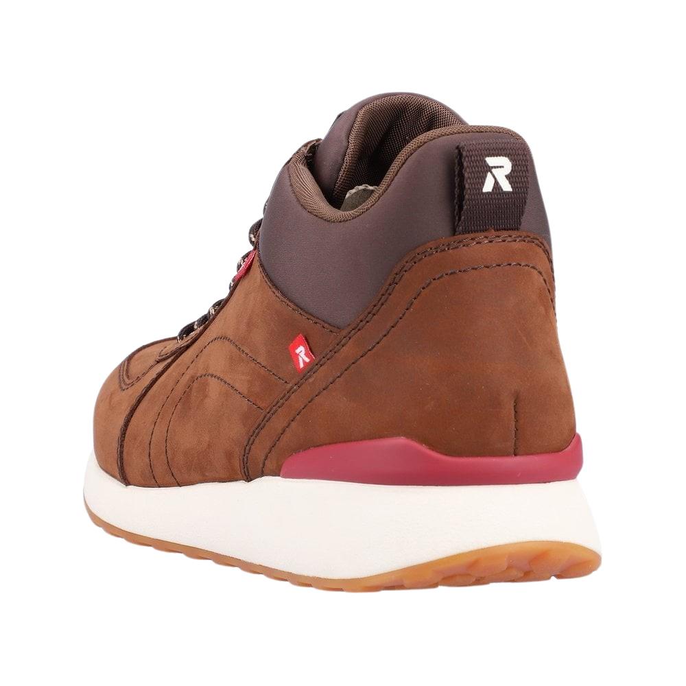 Rieker Mens Evolution 07660-22 Lightweight Brown Suede Water Repellent Boots