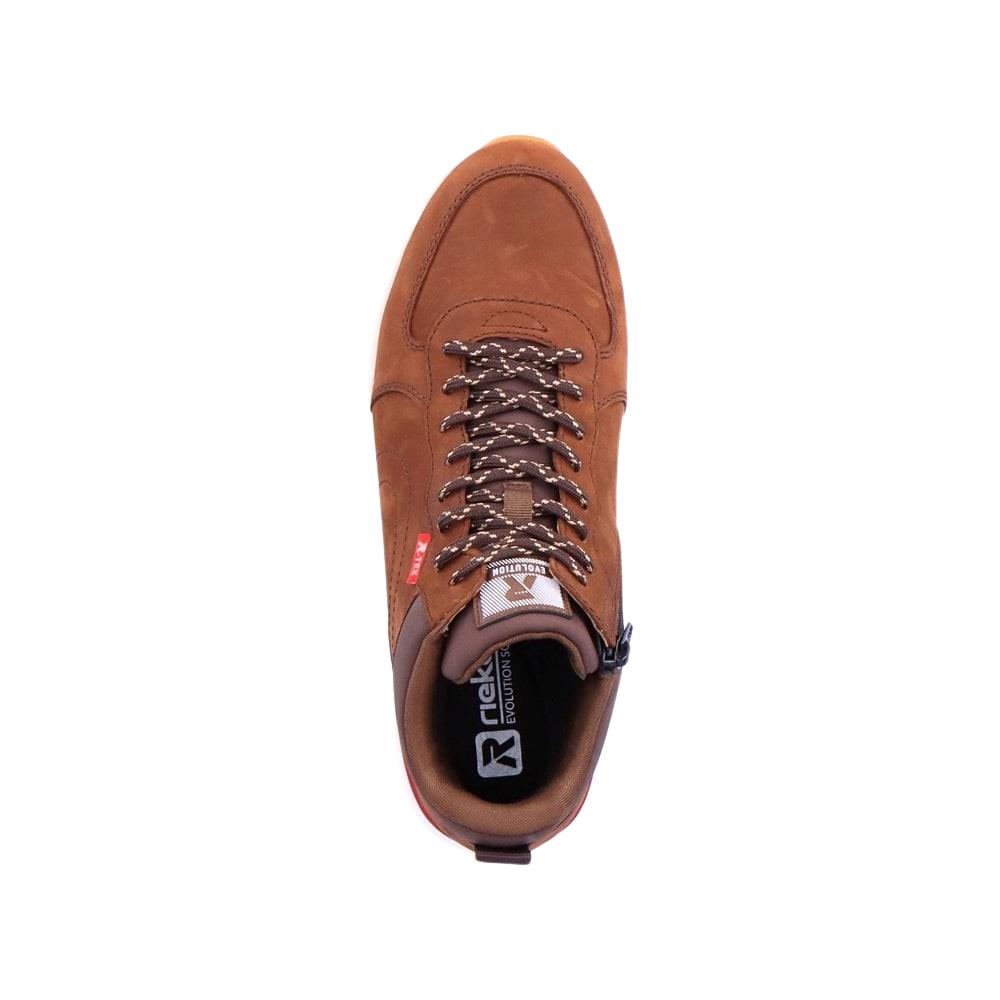 Rieker Mens Evolution 07660-22 Lightweight Brown Suede Water Repellent Boots