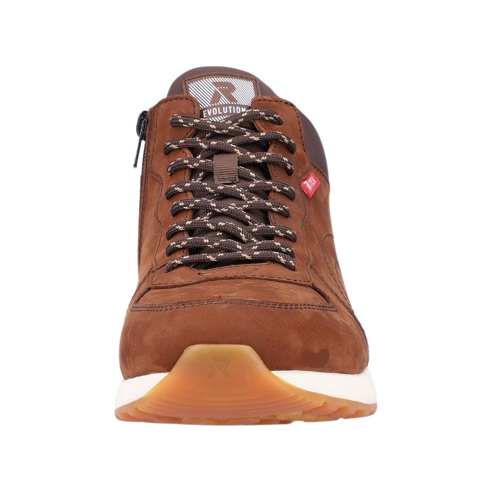 Rieker Mens Evolution 07660-22 Lightweight Brown Suede Water Repellent Boots
