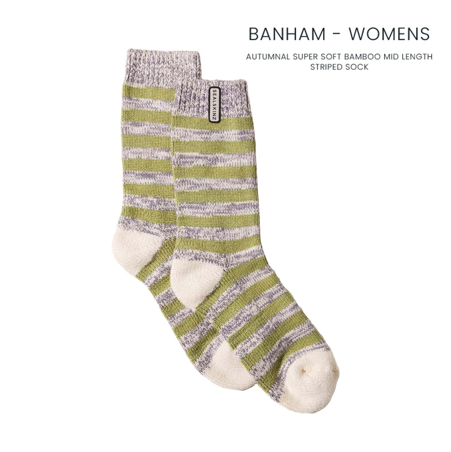 SealSkinz Banham Socks Green