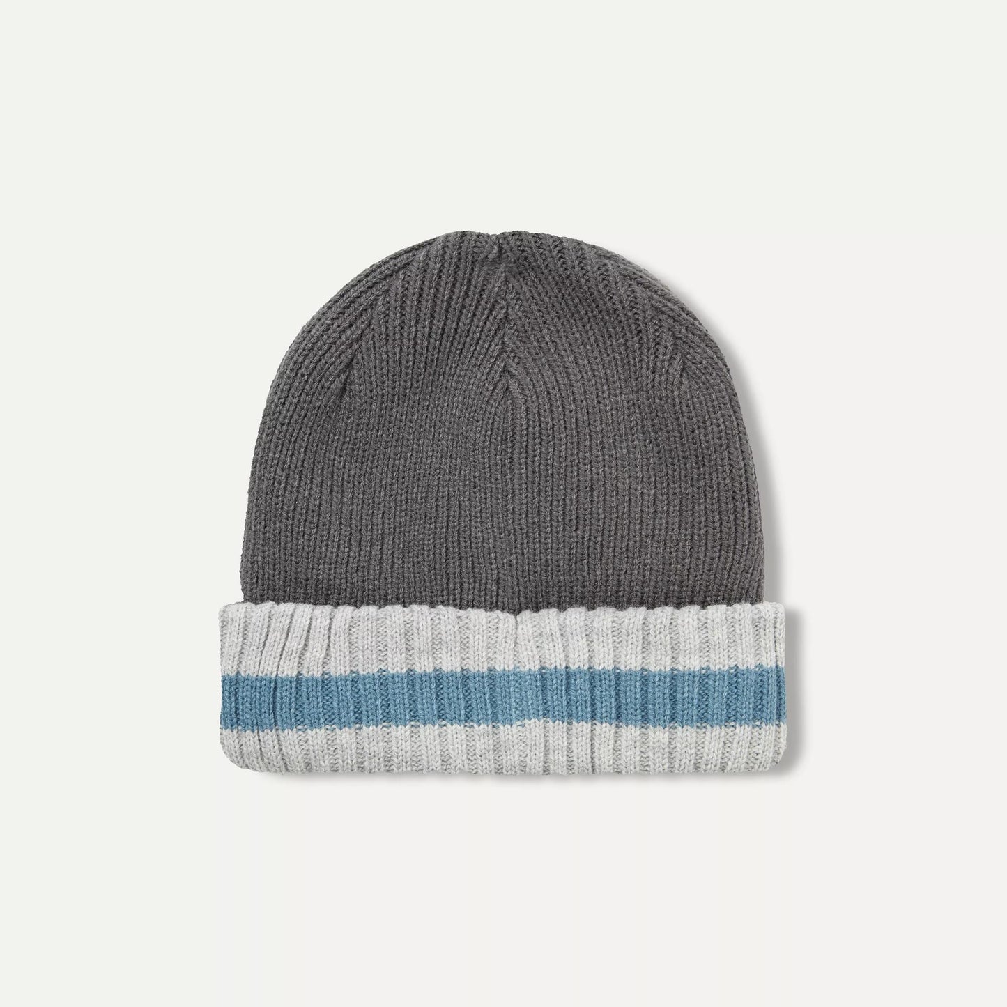 SealSkinz Waterproof Cold Weather Striped Beanie Holkham Grey