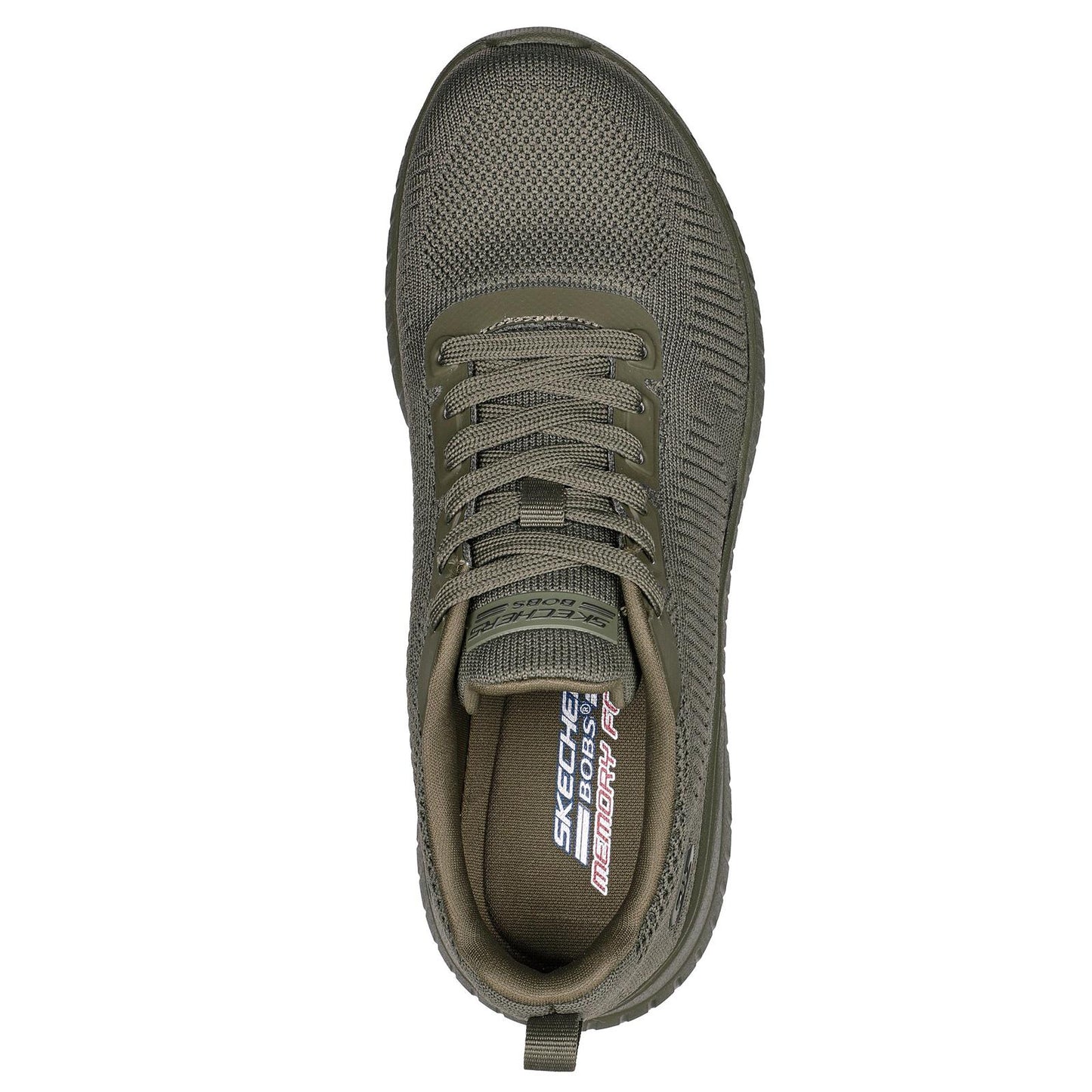 Skechers Bobs Squad Chaos Olive Trainers 117209/OLV