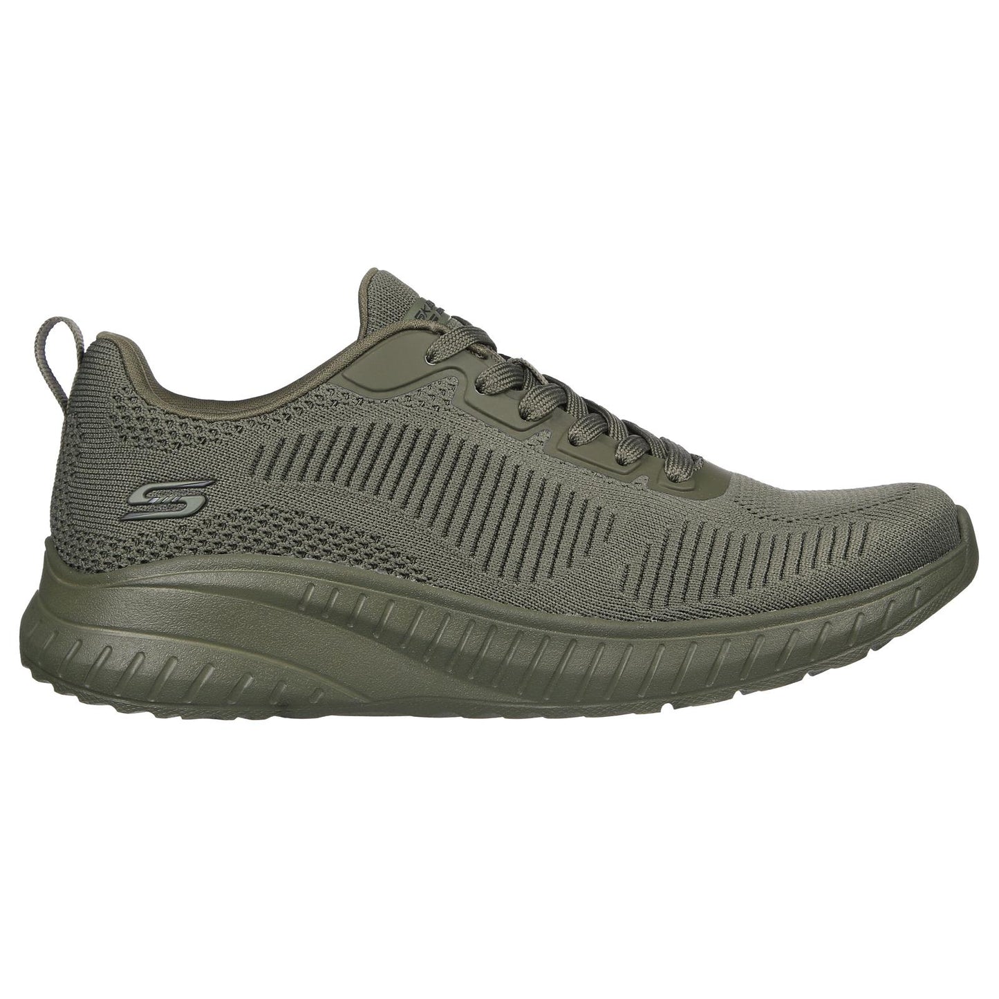 Skechers Bobs Squad Chaos Olive Trainers 117209/OLV