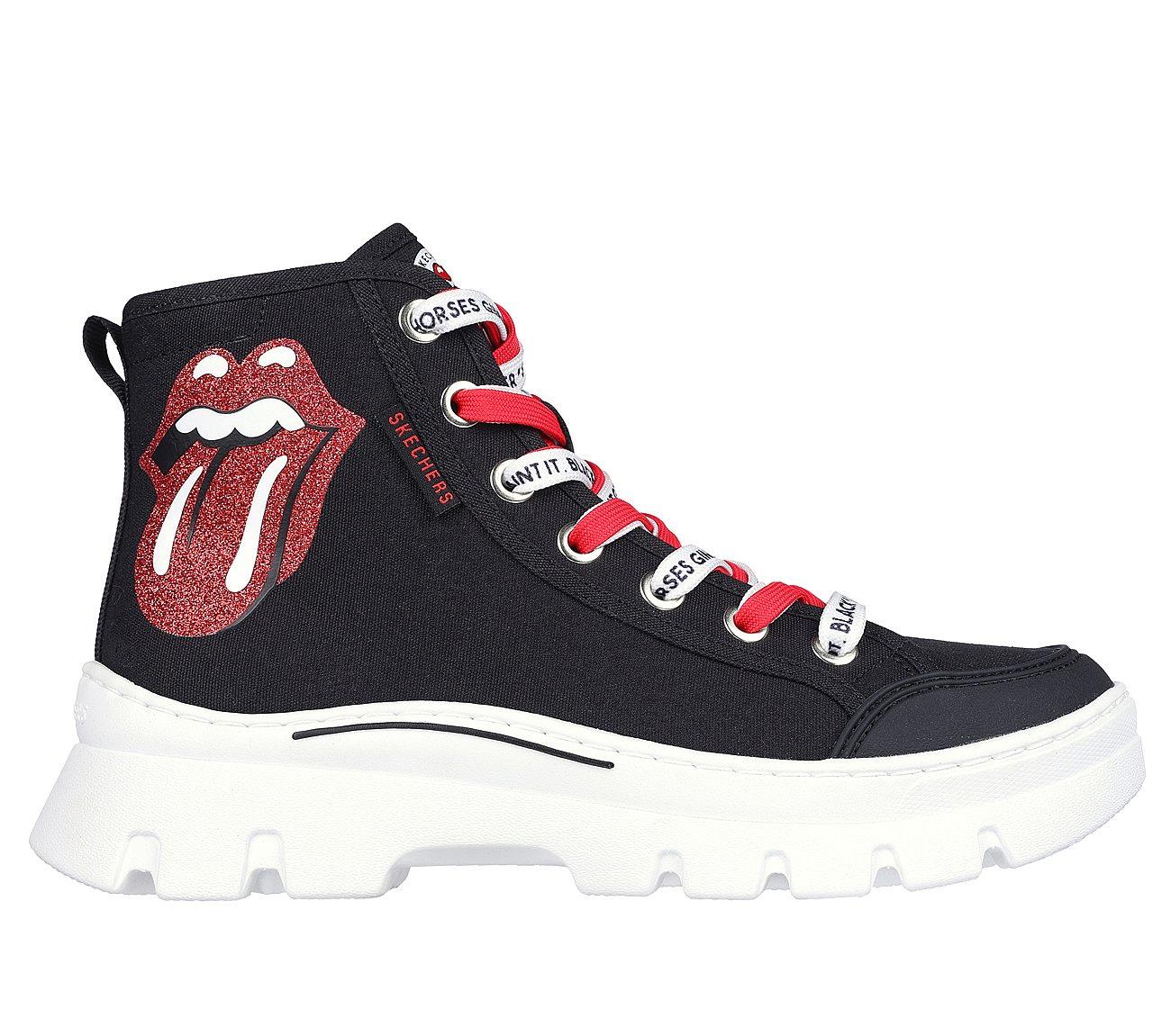 Skechers X Rolling Stones Womens Trainers 177967/BKRD
