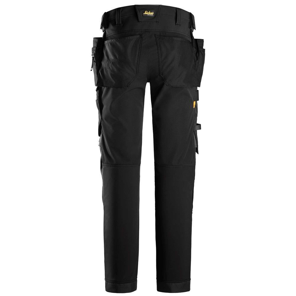 Snickers Workwear 4 Way Stretch Holster Pocket Trousers 6275 Black