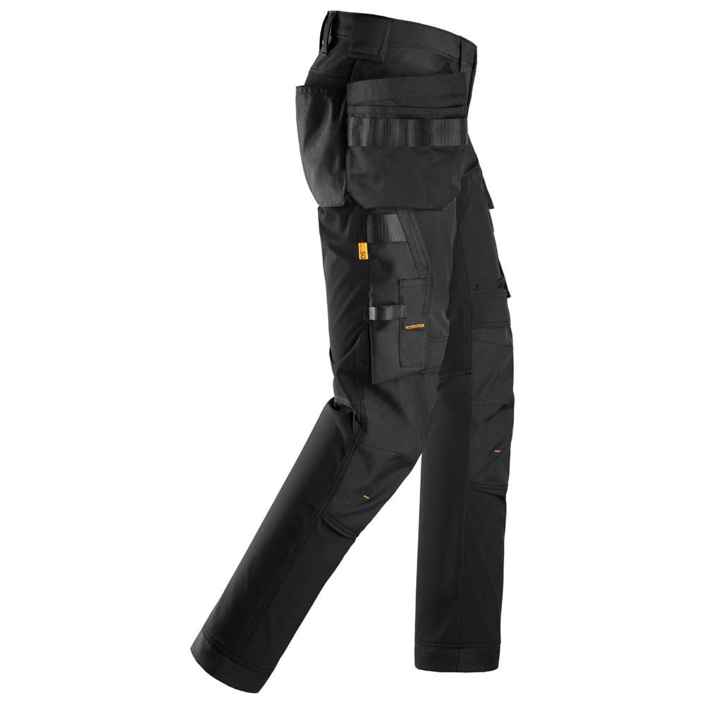 Snickers Workwear 4 Way Stretch Holster Pocket Trousers 6275 Black