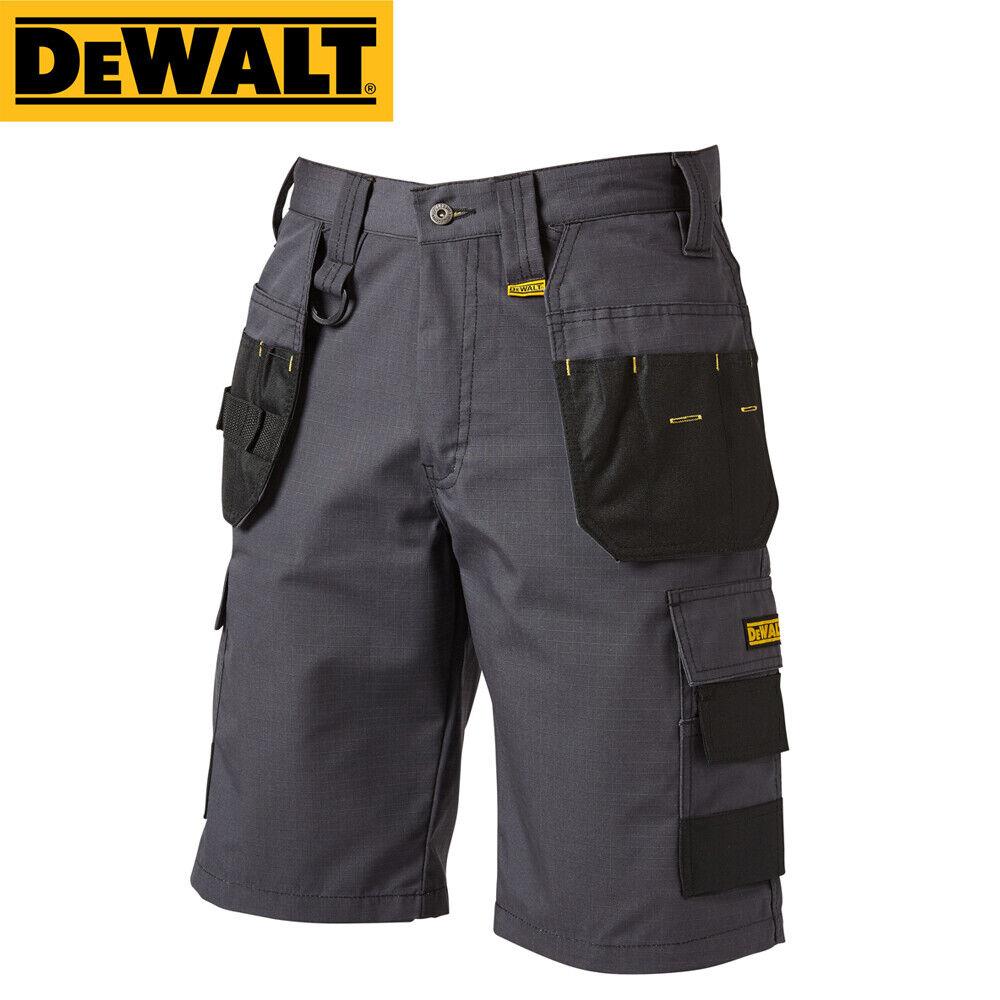 Dewalt Workwear Holster Pocket Lightweight Charcoal Grey/Black Shorts DWC72-004