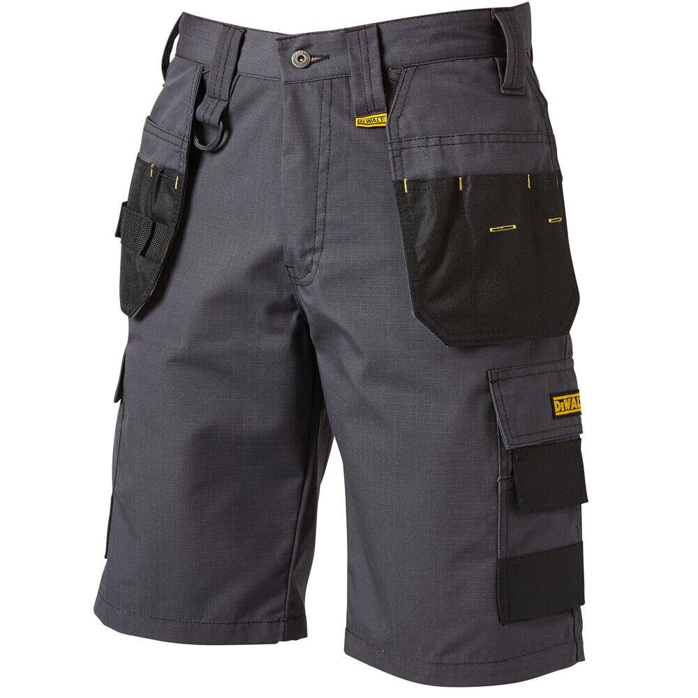 Dewalt Workwear Holster Pocket Lightweight Charcoal Grey/Black Shorts DWC72-004