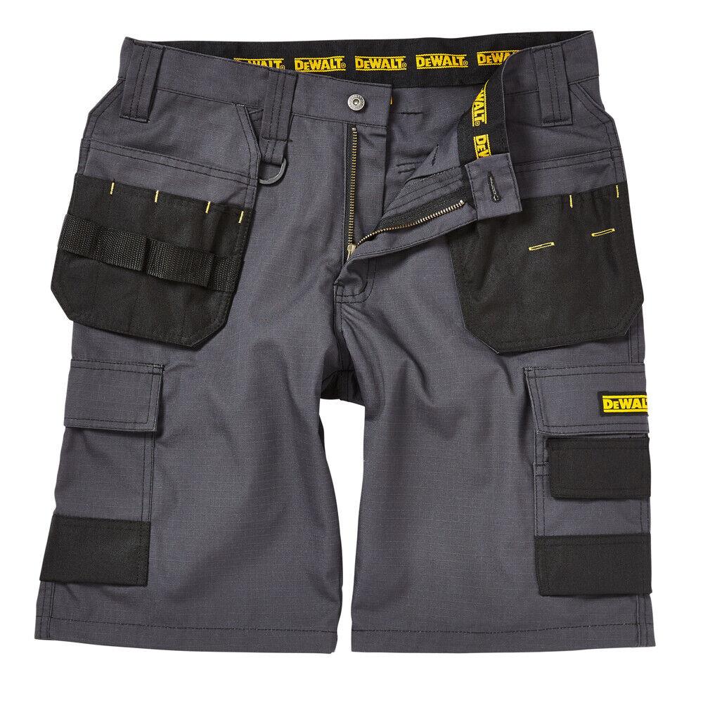 Dewalt Workwear Holster Pocket Lightweight Charcoal Grey/Black Shorts DWC72-004