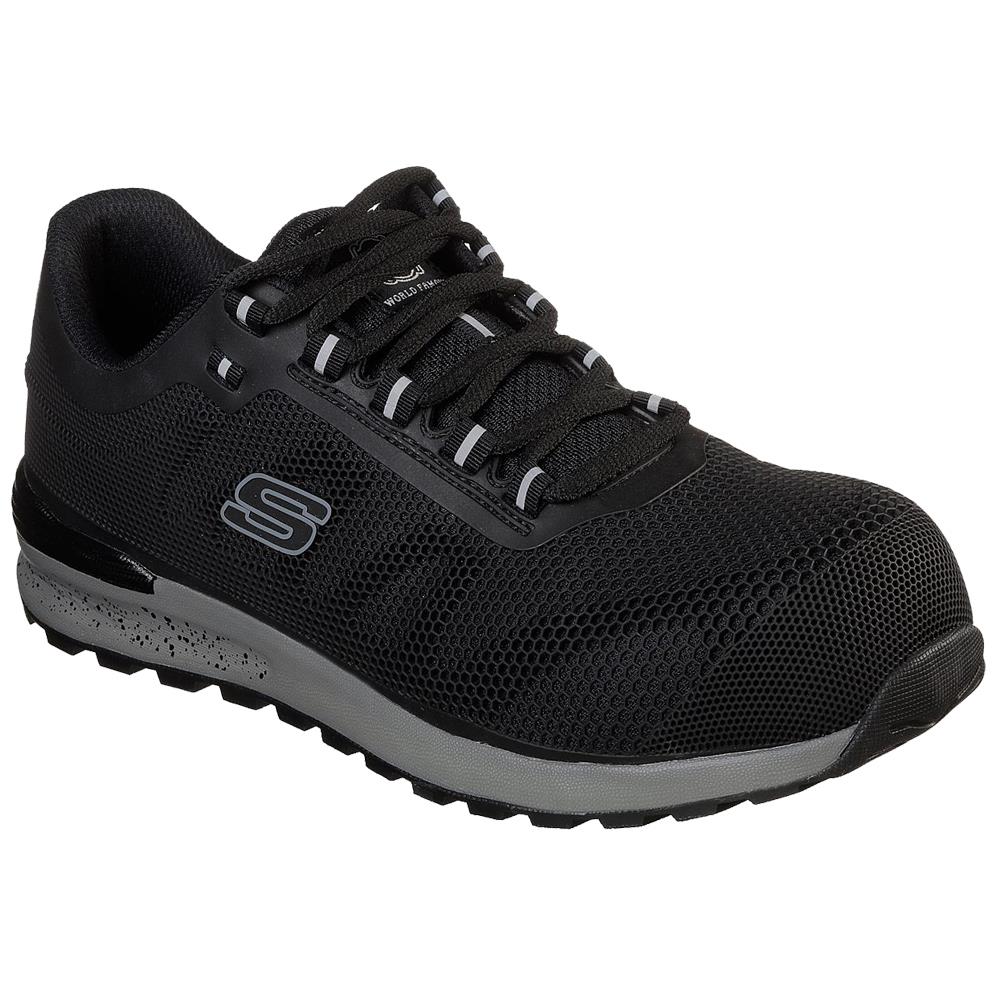 Skechers Bulkin Lyndale Composite Work Shoes Black 77180EC BLK