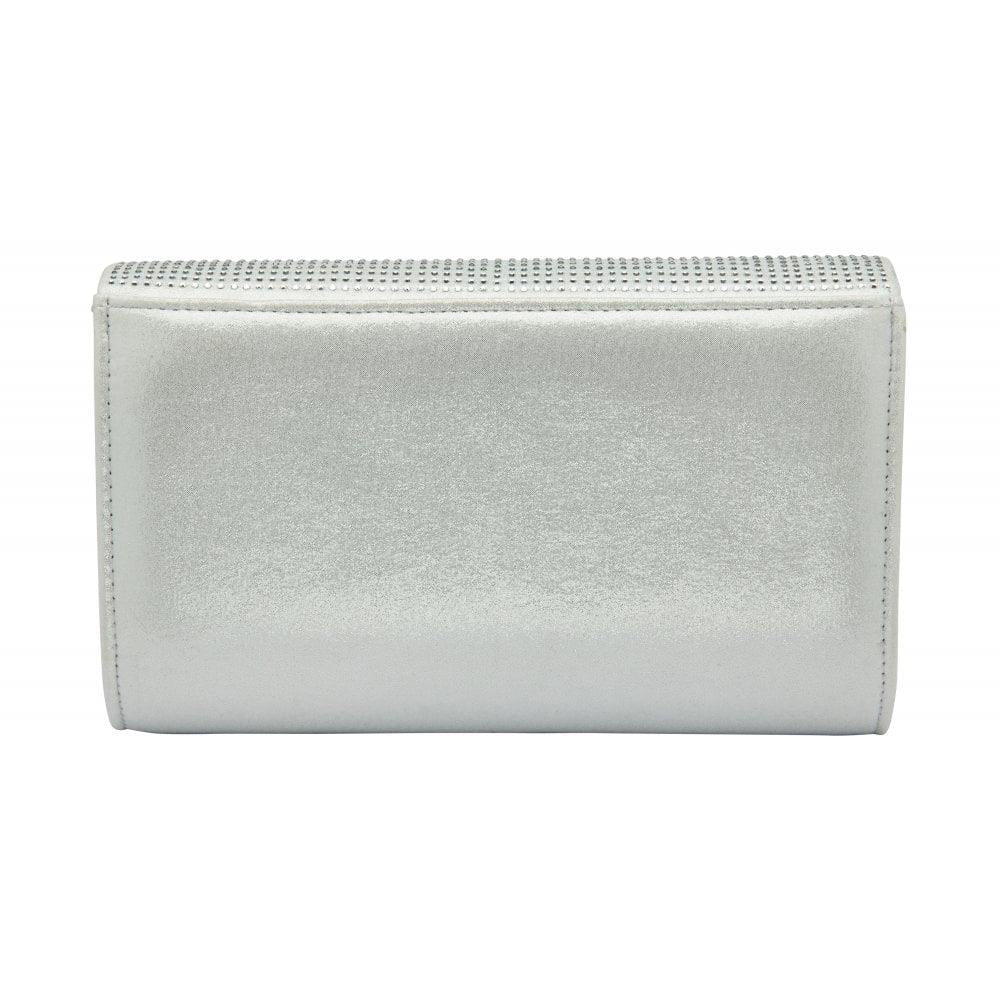 Lotus Ladies Trance Silver Shimmer Occasion Clutch Handbag