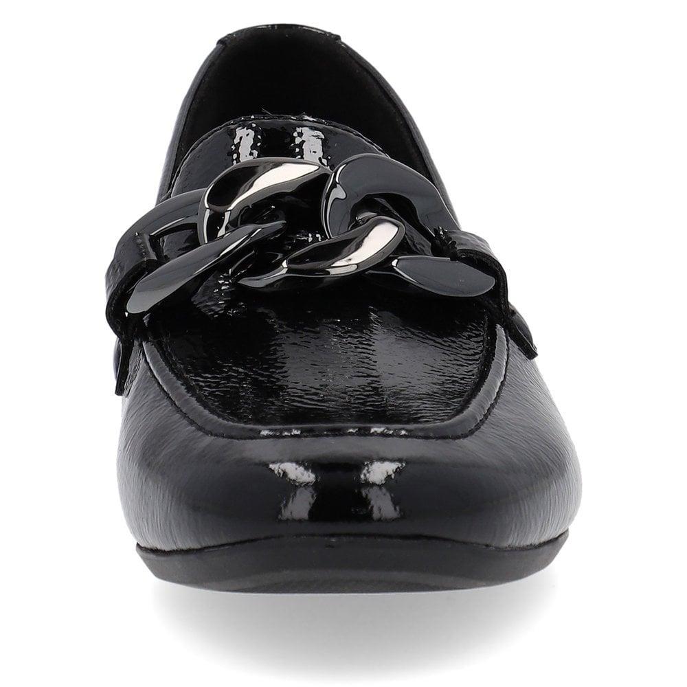 Remonte D0K00-00 Black Leather Loafers