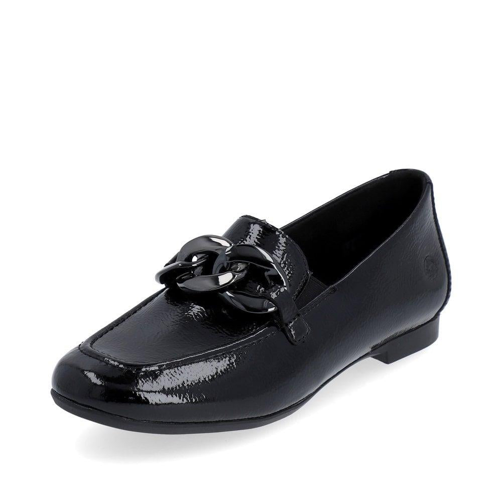 Remonte D0K00-00 Black Leather Loafers