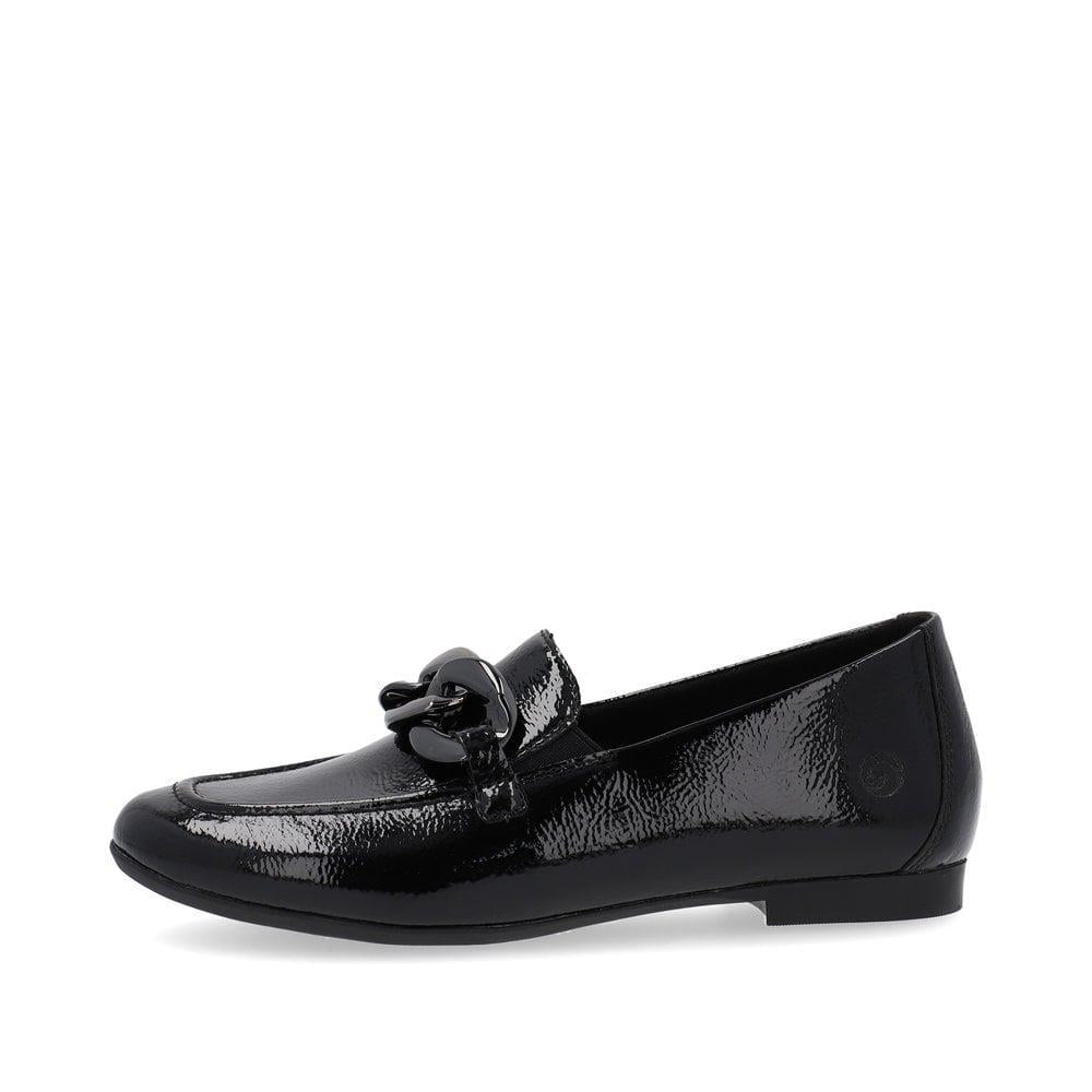 Remonte D0K00-00 Black Leather Loafers