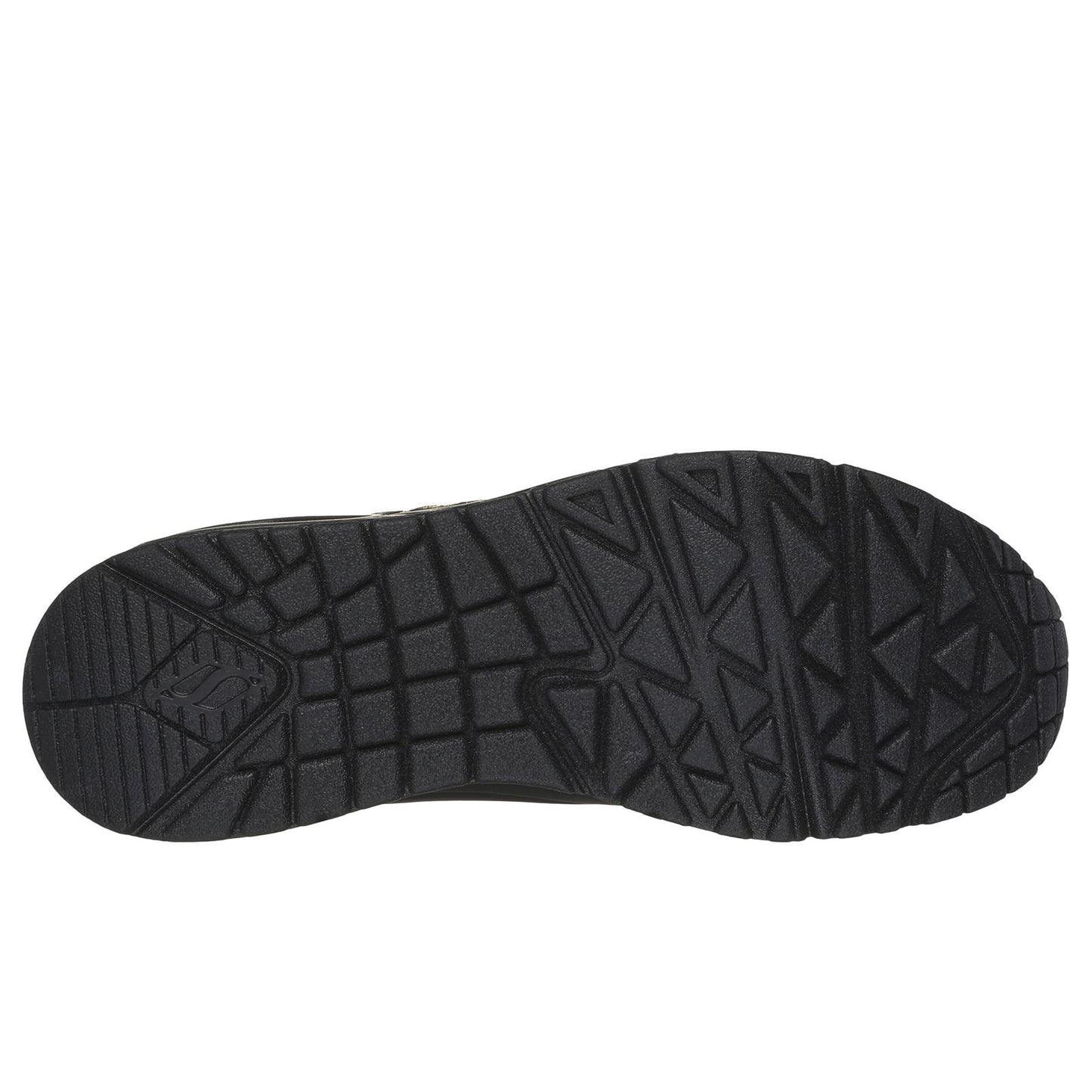 Skechers Womens Uno Golden Heart Black J Goldcrown Limited Edition Trainers