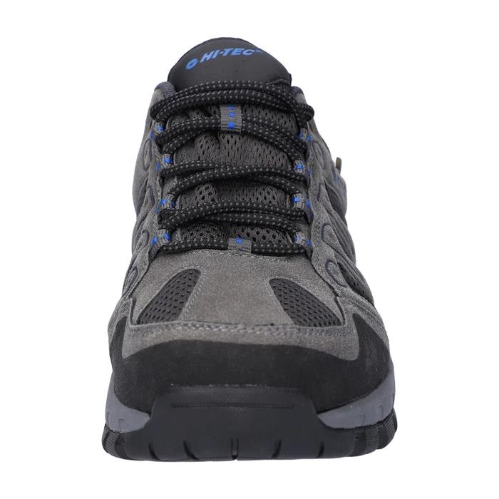 Hi-Tec Torca Low Charcoal/Blue Waterproof Walking Shoes