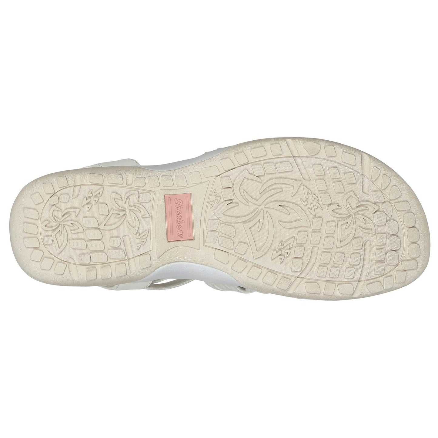 Skechers Womens Reggae Slim Sunnyside White Strappy Vegan Sandals