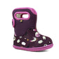 Girls Baby Bogs Farm Purple Insulated Washable Warm Wellies Boots 72298