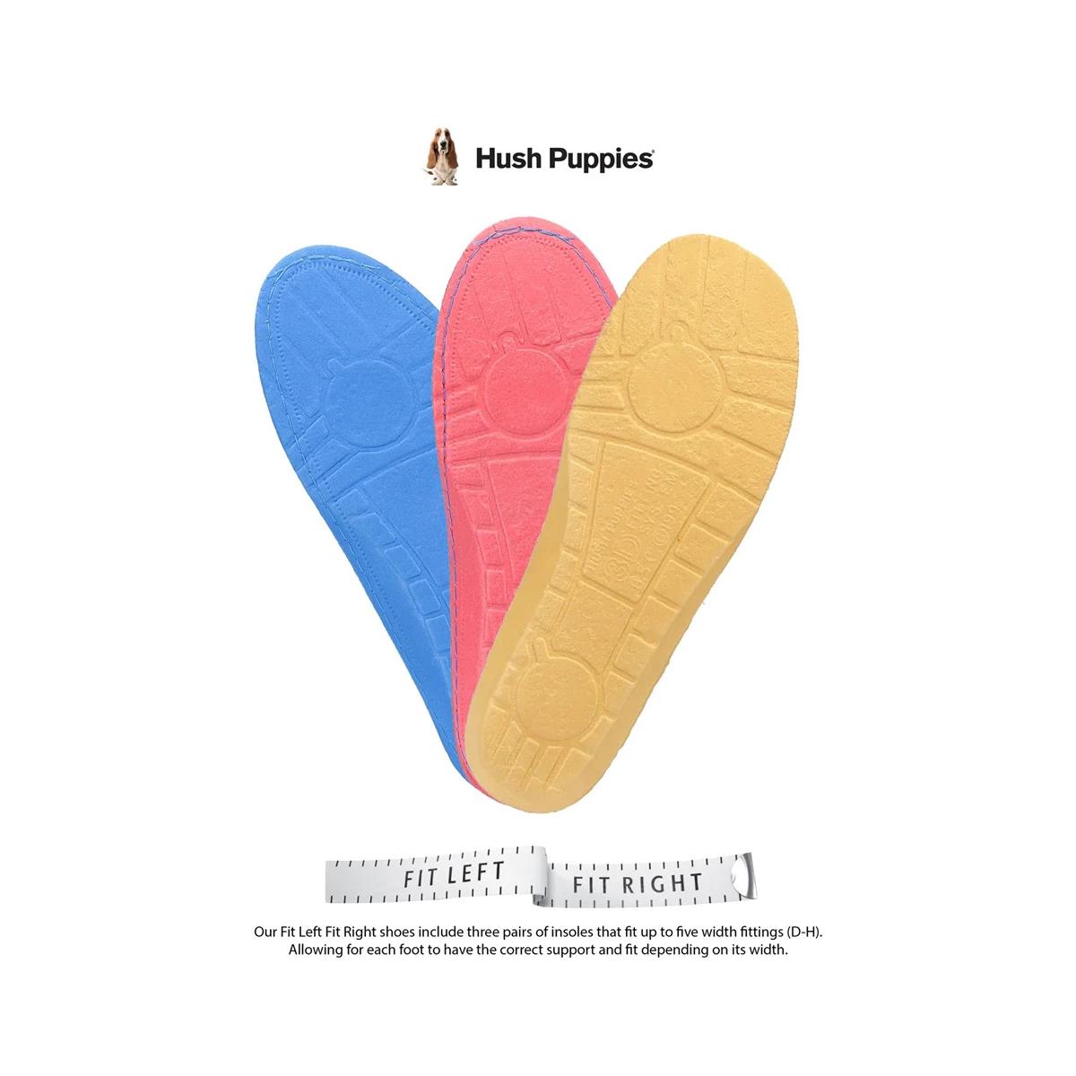 Hush Puppies Boys Dexter Black Leather Lace Up School Shoes