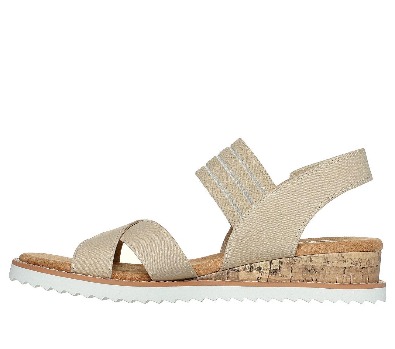 Skechers Desert Kiss Shore Enough Natural Strappy Sandals 114130/NAT