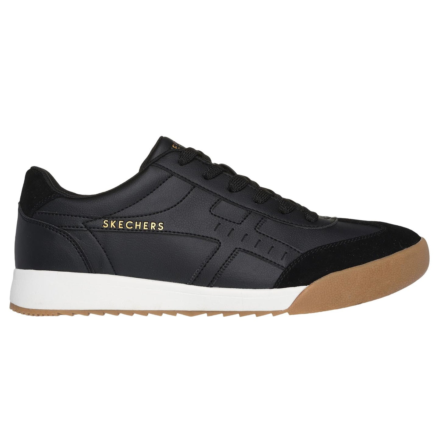 Skechers Mens Zinger Manzanilla Totale Black Trainers 183280/BLK