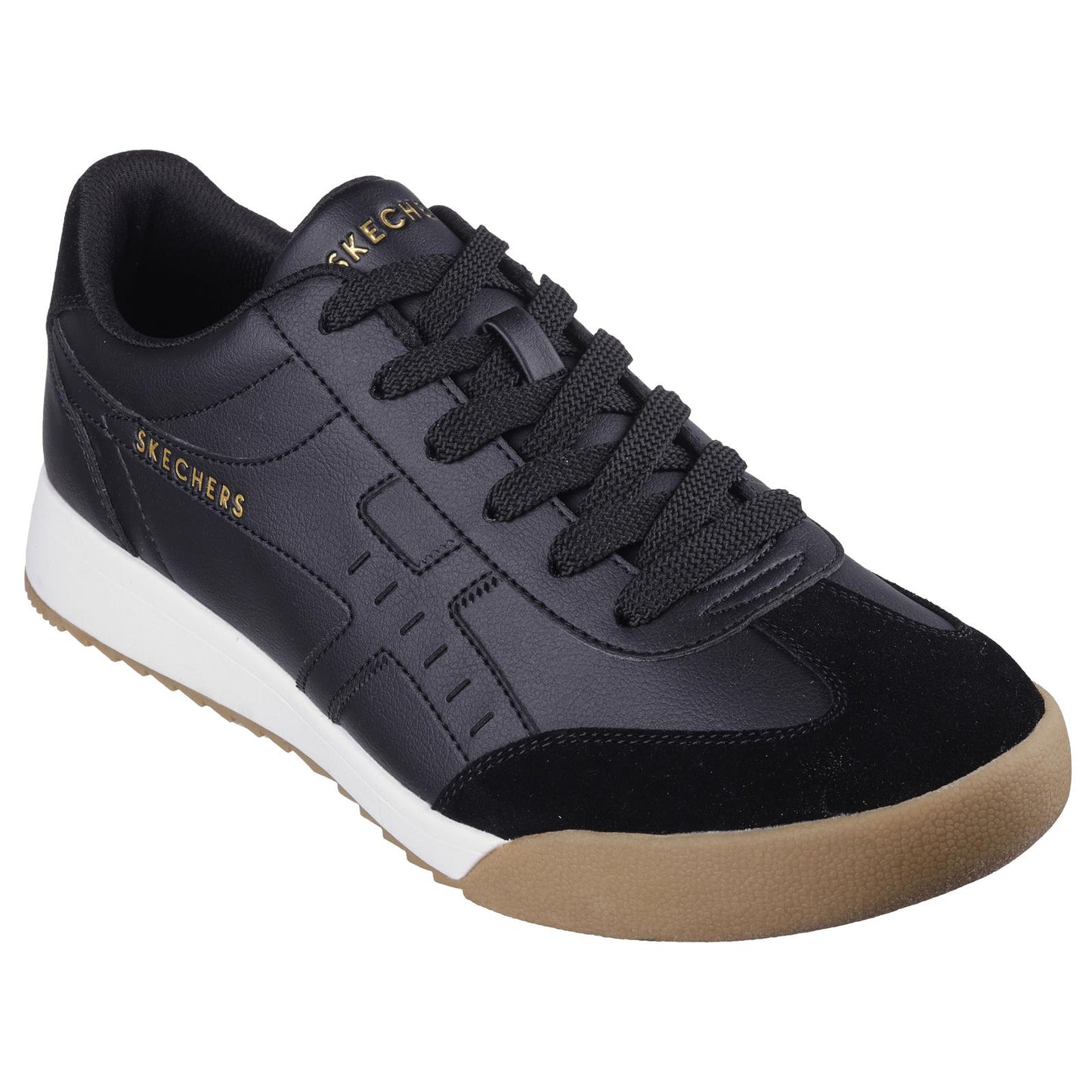 Skechers Mens Zinger Manzanilla Totale Black Trainers 183280/BLK