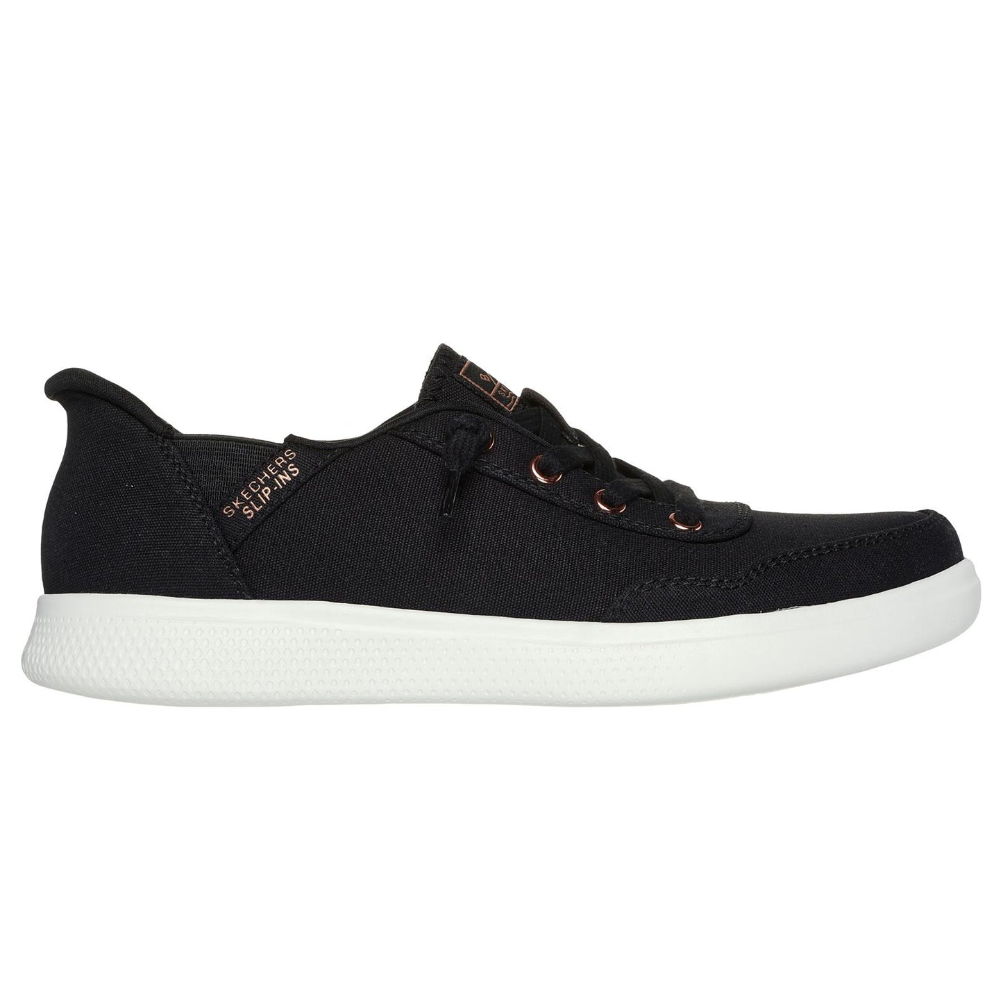 Skechers Womens Slip Ins Canvas Slip On Shoes Trainers 114815