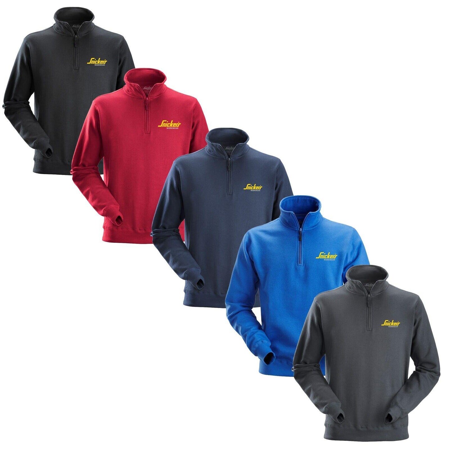 Mens Snickers Workwear Embroidered Special Edition ½ Zip Sweatshirt 2818