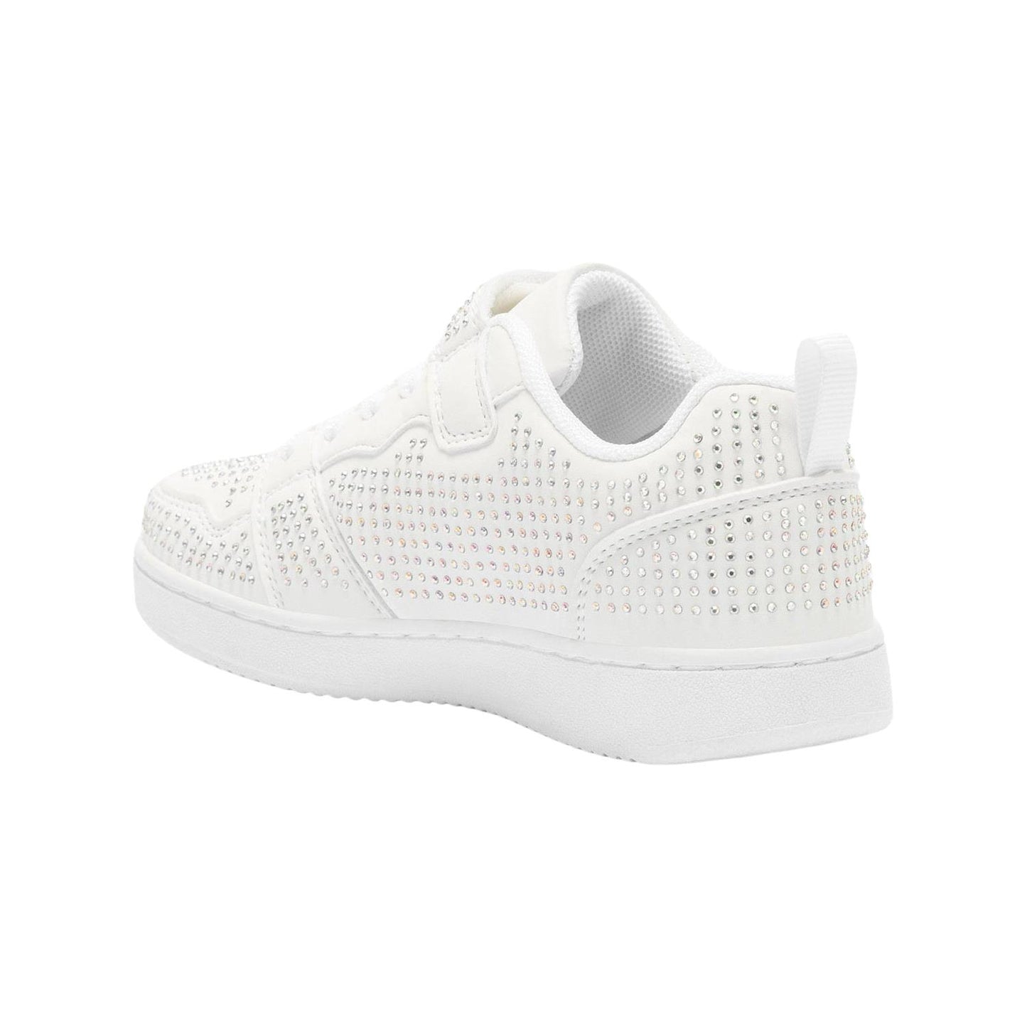 Lelli Kelly MLAA4000 (BI01) Grace Low White Rhinestone Easy On Trainers