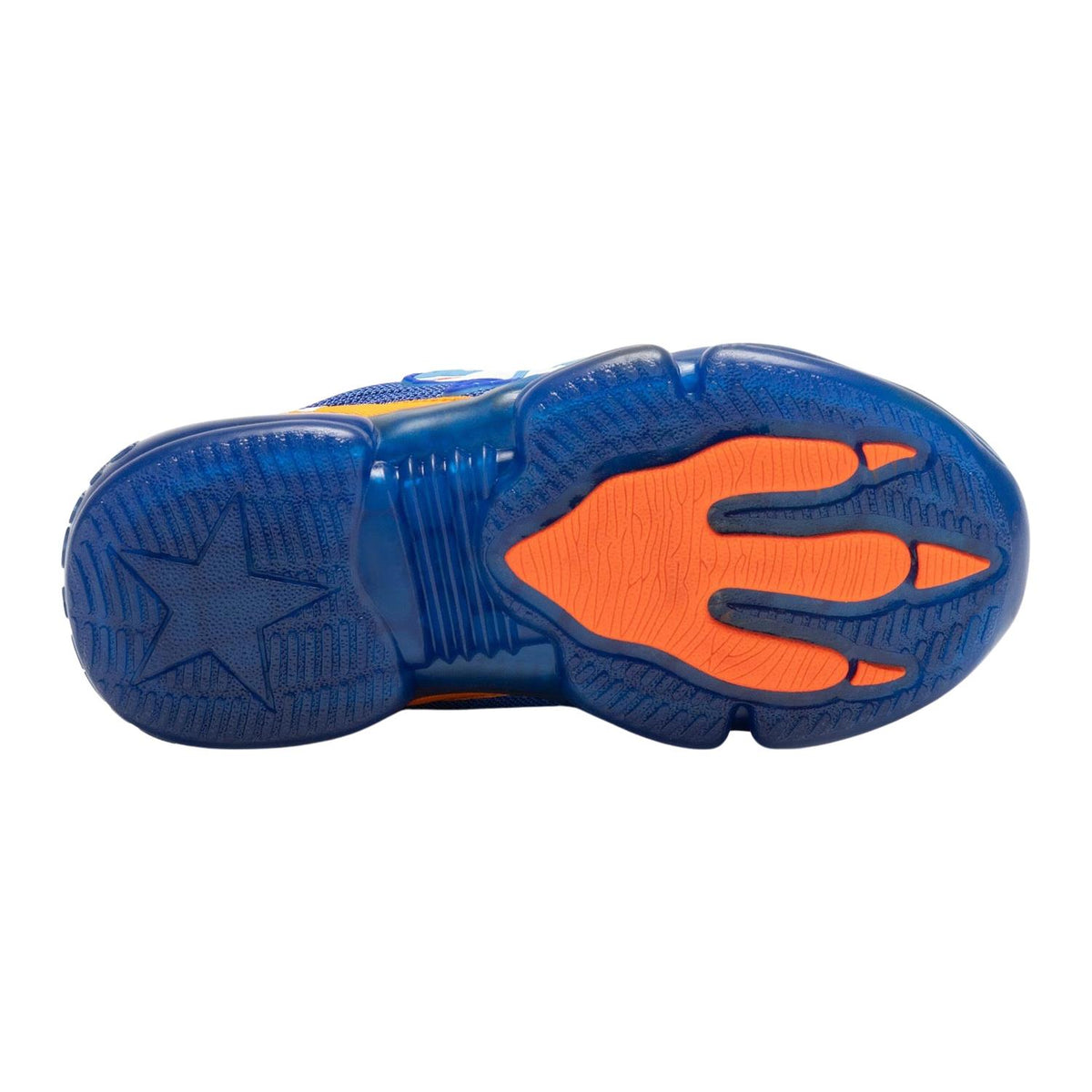 Bull Boys DNAL4502 (RY01) Dilofhosauro Royal Blue Light Up Dinaosaur Mesh Trainers