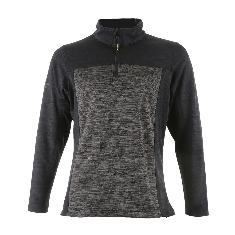 Dewalt Womens Charlotte 1/4 Zip Fleece Grey Black DWC234