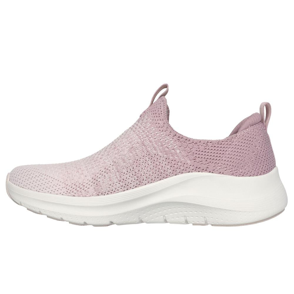 Skechers Womens Arch Fit 2.0 Mauve Slip on Lightweight Vegan Shoes
