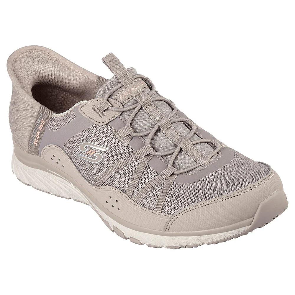 Skechers Womens Gratis Sport Aw Inspiring Taupe Slip Ins Shoes