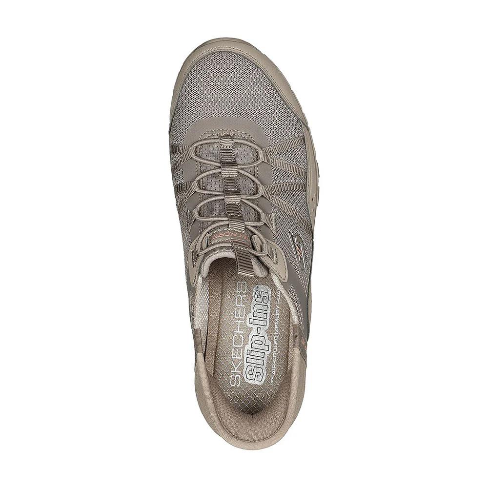Skechers Womens Gratis Sport Aw Inspiring Taupe Slip Ins Shoes