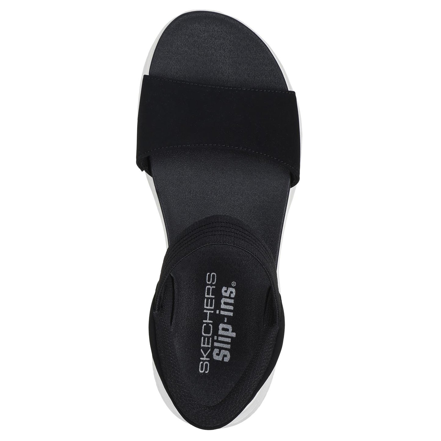 Skechers Womens Slip Ins Ultra Flex 3.0 Summerville Black Sandals