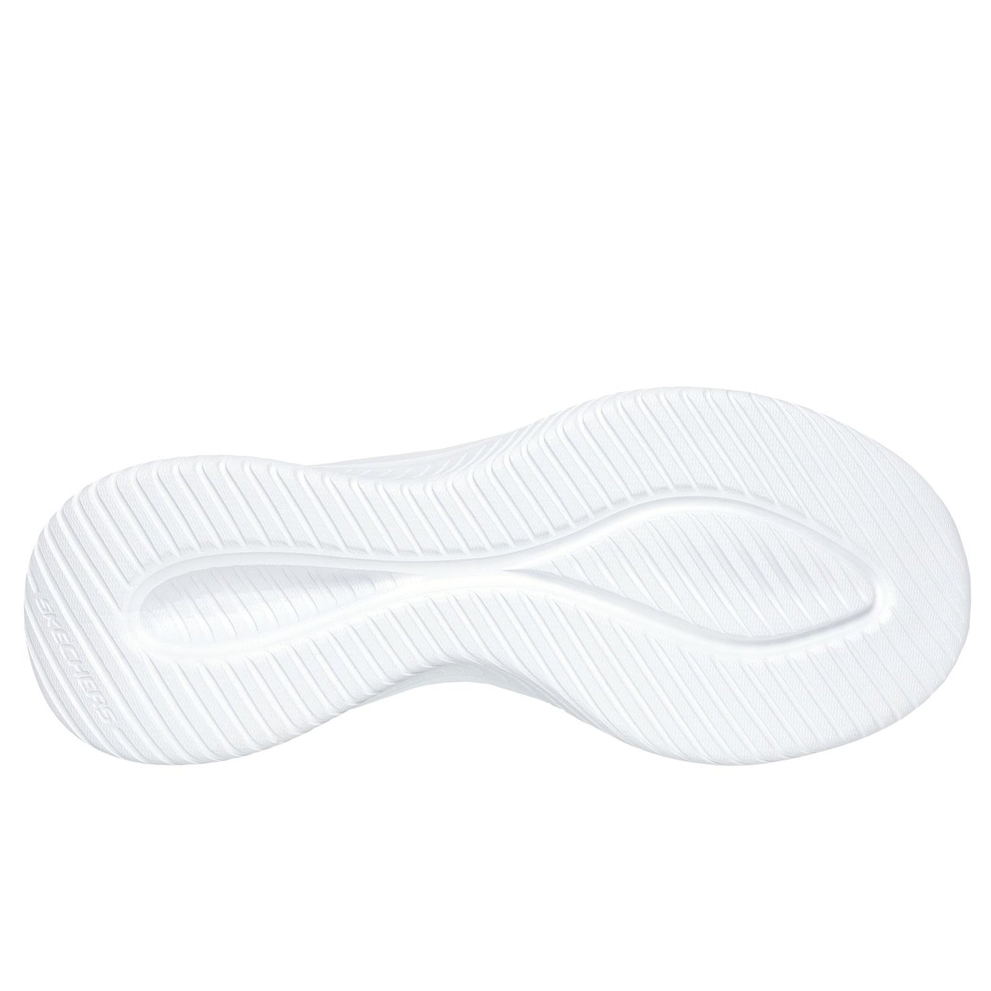 Skechers Ladies Slip Ins Ultra Flex 3.0 Shining Glitz White Vegan Trainers