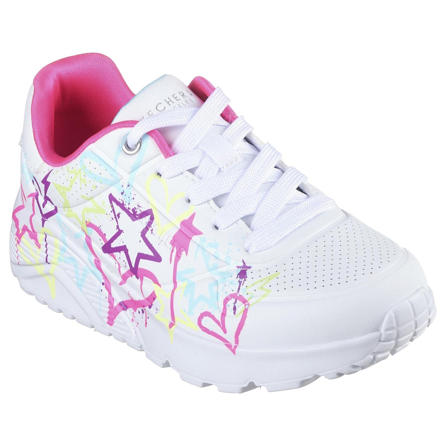Skechers Kids Trainers Uno Lite My Drip White 310391/WMN