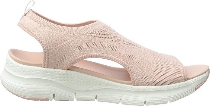 Skechers Womens Arch Fit City Catch Blush Vegan Sandals